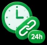 Biểu tượng link ảnh hết hạn sau 24 giờ
