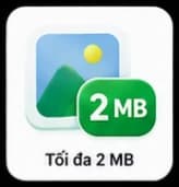 Tối đa 2 MB mỗi ảnh