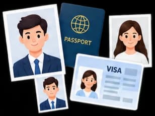 Ảnh hộ chiếu, ảnh thẻ và visa