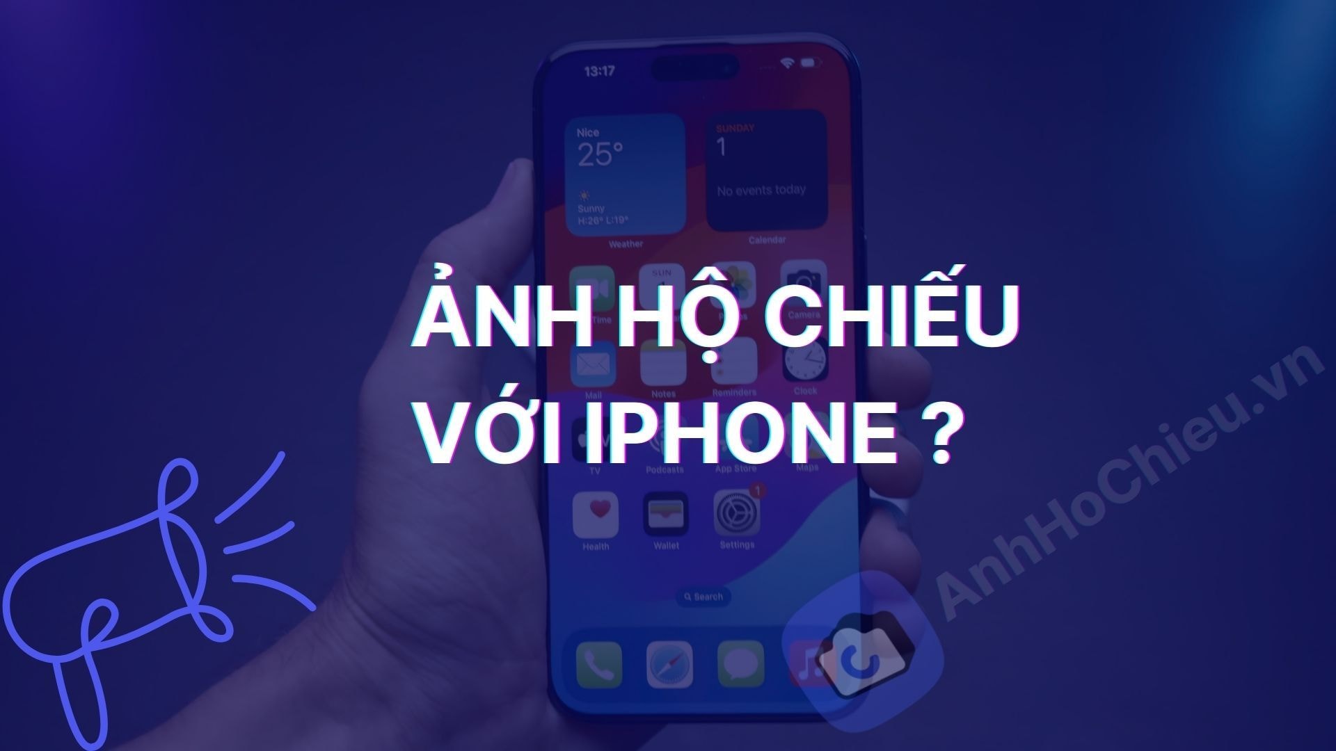 Làm ảnh hộ chiếu ngay trên điện thoại iphone của bạn
