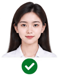 Ảnh chân dung minh họa căn giữa trên nền trắng