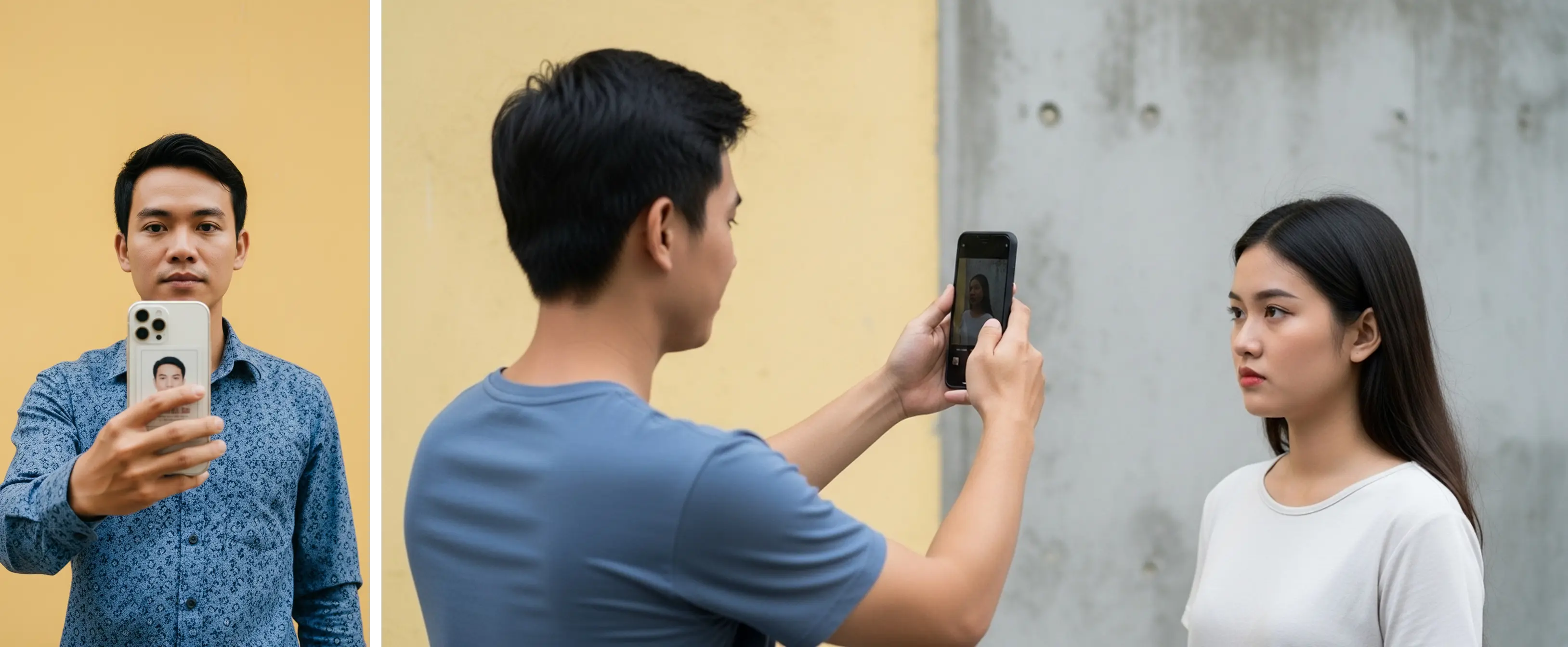 Hướng dẫn chụp ảnh hộ chiếu: Nên nhờ người khác chụp ảnh cho bạn thay vì tự chụp Selfie để đảm bảo tư thế chuẩn